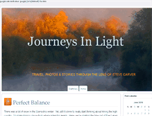 Tablet Screenshot of journeysinlightphotoblog.net
